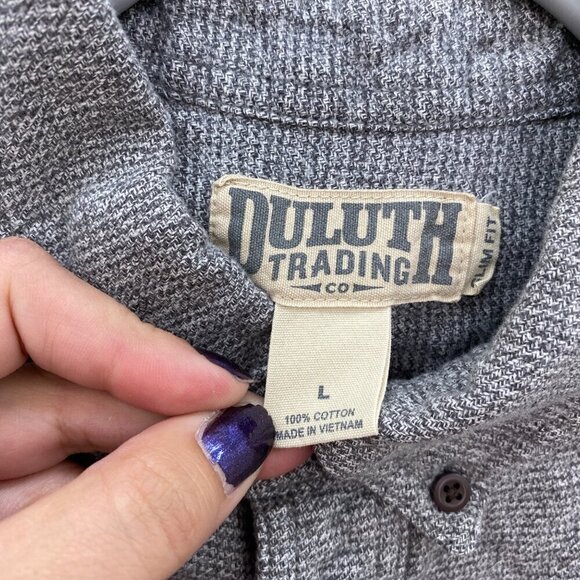 Duluth Kennesaw Relaxed Fit Long Sleeve Button Down Shirt 23105 Mens size Large - Picture 2 of 5